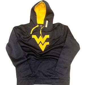 West Virginia Mountaineers Colosseum Men’s Pullover Hoodie XL Dark Blue Hooded